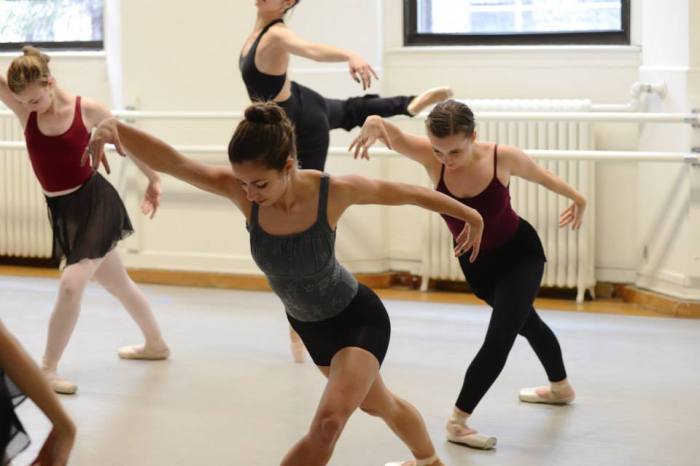 CBC dancers in Nancy Cantine's piece. Photo by Andrea Arellano.