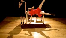 Amy Chavasse will present the duet "Deux Dogtooth" this weekend at Triskelion Arts. Photo by Glen Berring.