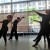 Four dancers rehearse for the New Traditions Festival 2016: Dance Your Caribbean!